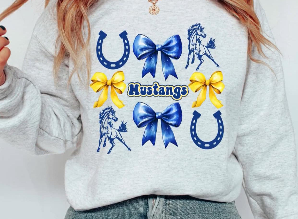 Mustangs & Bows!