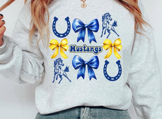 Mustangs & Bows!